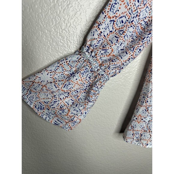 Cupcakes and Cashmere Blouse Womens Small Boho Peasant Top Print - Picture 4 of 5